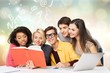 © BillionPhotos.com - Young students studying on library background