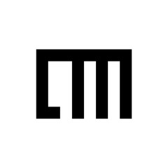 Wall Mural - letter c and m vector logo