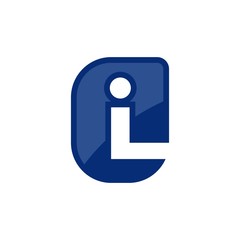 Wall Mural - letter c and i vector logo
