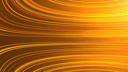 Abstract bright  gold background. elegant illustration.Moving fast neon  golden light particles