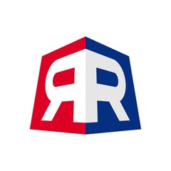 Wall Mural - letter r and r lovo vector.