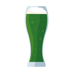 Canvas Print - glass with green beer