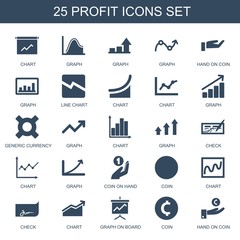 Poster - 25 profit icons