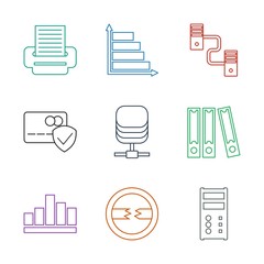 Poster - data icons
