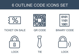 Aufkleber - code icons