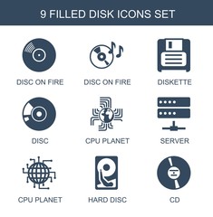 Poster - disk icons