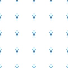 Poster - remote control icon pattern seamless white background