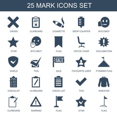 Poster - 25 mark icons