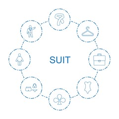 Poster - suit icons