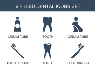 Sticker - 6 dental icons