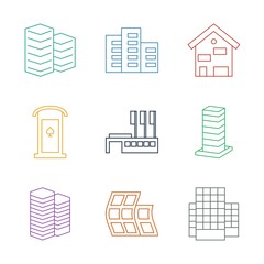 Poster - apartment icons