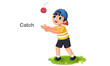 © Pallavi - Cute boy catching a ball