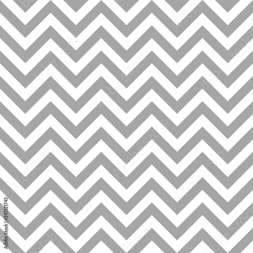 Fotomural Retro Seamless Pattern Chevron Grey