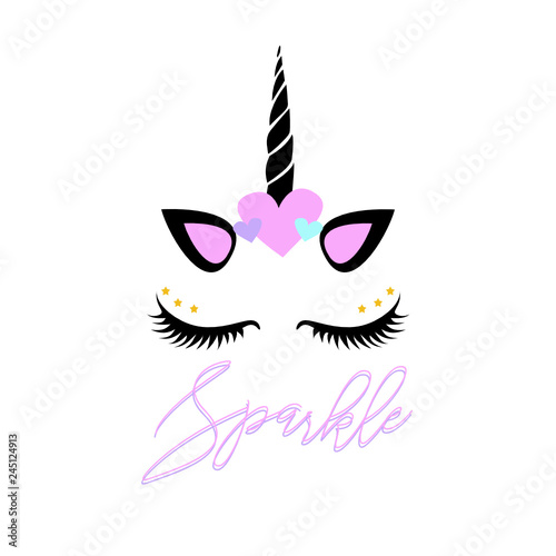 Download Sparkle Unicorn Svg Sweet Unicorn Magical Custom Made Digital Download Svg Png Eps Ai Jpeg Cutting File Stock Vector Adobe Stock