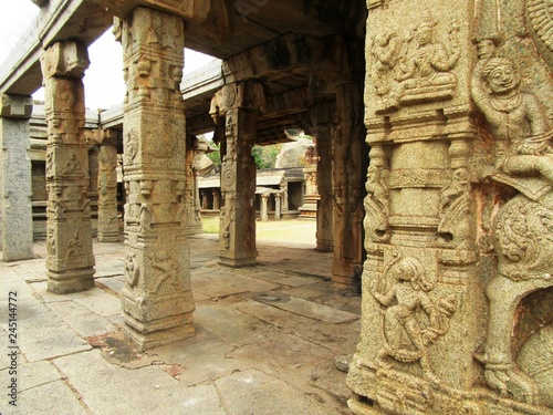 Zdjęcie XXL Ruiny Hampi / Światowego Dziedzictwa Miejsce w Karnataka, Południowy India