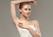 © Utkamandarinka - Armpit woman depilation concept beauty body