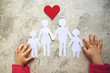 © dyageleva - paper family / Family and care concept