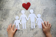 © dyageleva - paper family / Family and care concept