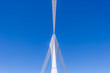 © Arnaud Bertrande  - View of cable stayed bridge against clear sky