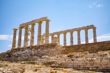 temple of poseidon in sounio