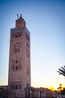 minaret of koutoubia mosque in marrakesh