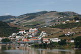 Fototapeta Do pokoju - View from Pinhao village in Portugal to Douro valley and river