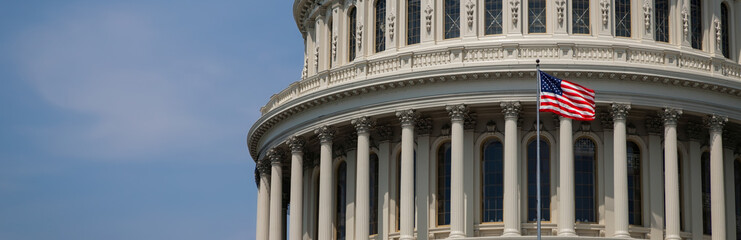 Fototapete - US Capitol 16 (Banner)