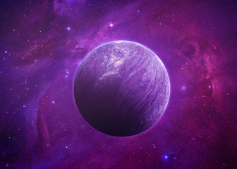 Wall Mural - distant planet - elements of this image furnished by nasa