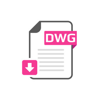 Download DWG file format, extension icon