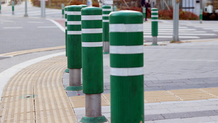 Install a bollard for safety