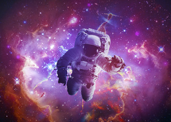  Astronaut Afloat - Elements of this Image Furnished by nASA