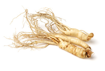 ginseng isolated on white background