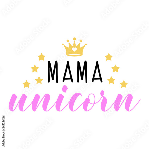 Download Mama Unicorn Svg Unicorn Vector Design Stock Vector Adobe Stock