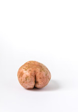 Raw Funny Potato In A Shape Of Ass.
