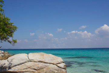 Wall Mural - stones and sea background