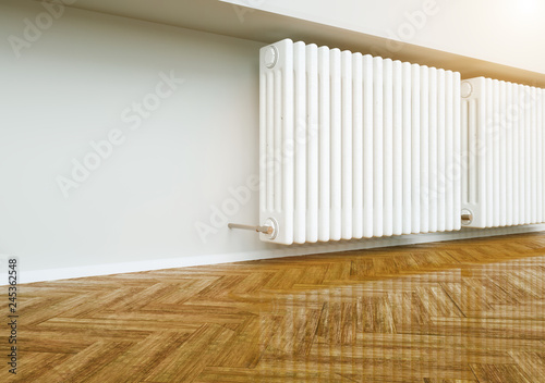 Radiator Heater In Empty Apartment This Stock Photo And Radiator Heater In Empty Apartment