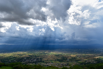 Paisaje Oaxaqueño desde Monte Alban