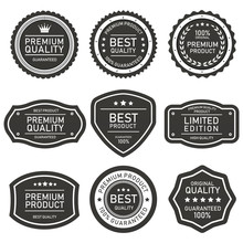 Set Of Vector Badges And Labels