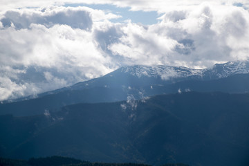 Naklejka na meble landscape in the Carpathian mountains