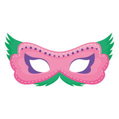 Poster - carnival mask accessory icon