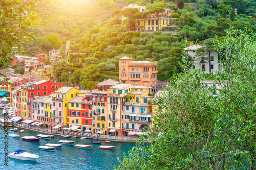 Landscape Portofino, Liguria, Italy Poster Mural XXL