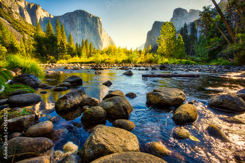 Sunrise on Yosemite Valley, Yosemite National Park, California Canvas Print