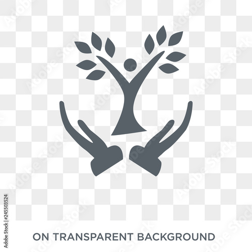 Tree Of Life Icon Trendy Flat Vector Tree Of Life Icon On Transparent Background From Religion Collection High Quality Filled Tree Of Life Symbol Use For Web And Mobile Stock Vector