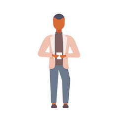 Poster - businessman holding smartphone typing message business man using mobile application communication co