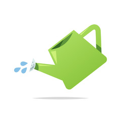 Wall Mural - Watering can vector isolated illustration