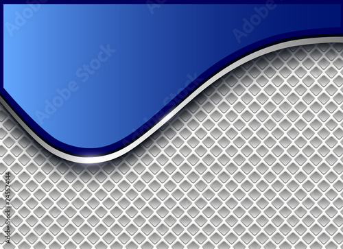 Abstract business background, elegant silver blue
