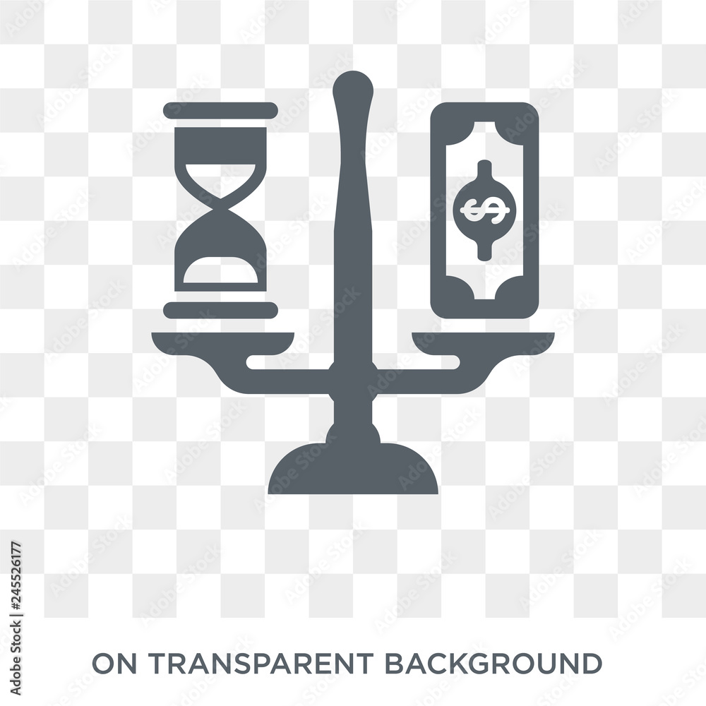 time Balance icon. time Balance design concept from Time managemnet ...