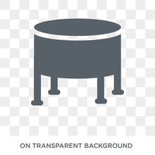 Footstool Icon. Footstool Design Concept From Furniture And Household Collection. Simple Element Vector Illustration On Transparent Background.