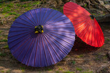 Fototapeta Dziecięca - Japanese Traditional Oil-Paper Umbrellas 
