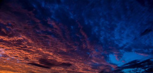 Wall Mural - late afternoon sky